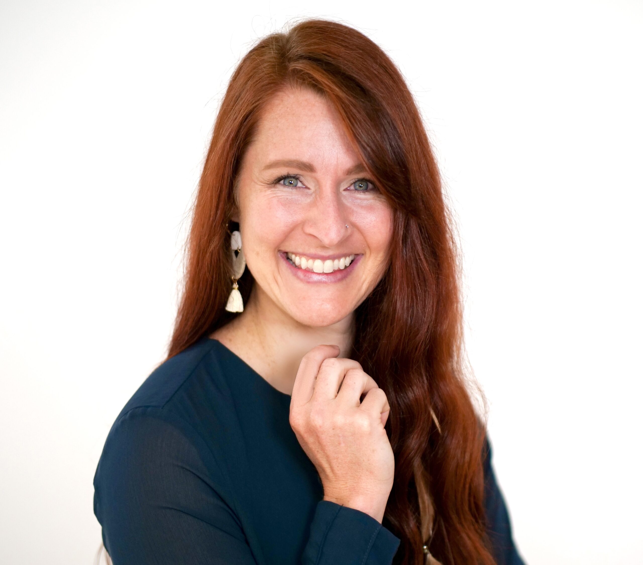 Kate Vazquez, Christian speaker, author, and podcast host, smiling